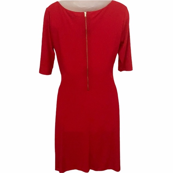 Holiday Season Red Tahari Dress - Picture 2 of 3
